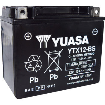 YUASA Battery - YTX12BS YUAM3RH2SIND