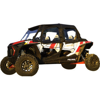 SEIZMIK Soft Upper Doors - Rear Windshield - Roof - Black - Polaris RZR 4 XP 1000  2016-2018	 51-20990