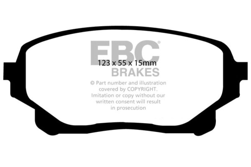 EBC 05-06 Suzuki XL-7 2.7 Greenstuff Front Brake Pads