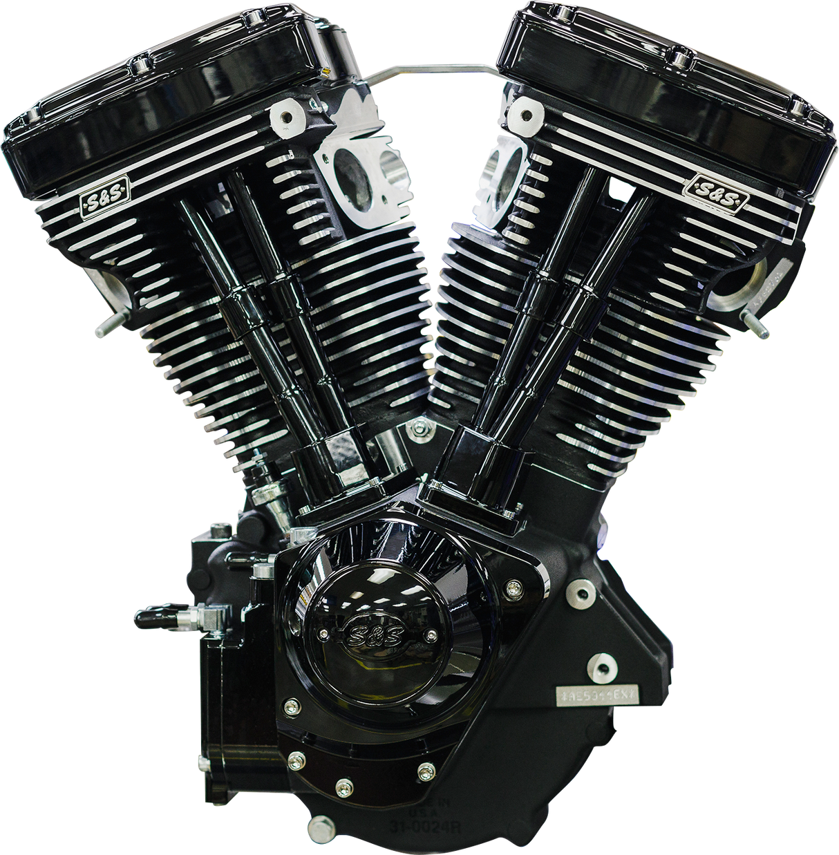 S&S CYCLE V124 Series Black Edition Long Block Engine without Induction/Ignition 310-1158