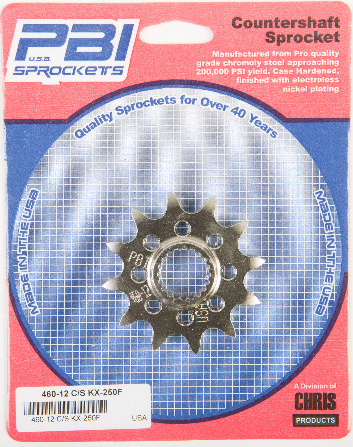 PBIFront Cs Sprocket Steel 12t-520 Kaw460-12