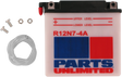 Parts Unlimited Conventional Battery 12n7-4a