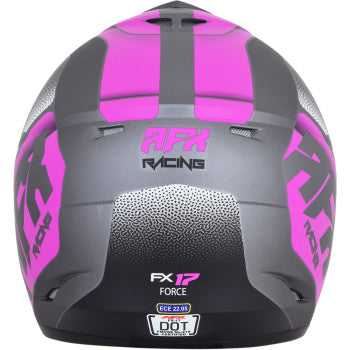 AFX FX-17 Helm - Force - Frostgrau/Fuchsia - XS 0110-5208 