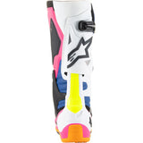 ALPINESTARS Daytona Coast Limited Edition Tech 10 Boots - White/Blue/Pink - US 9  2010020-2014-9