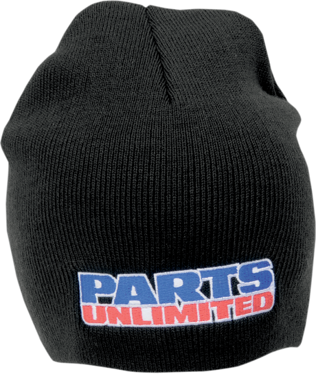 Parts Unlimited Beanie - Black Sp08