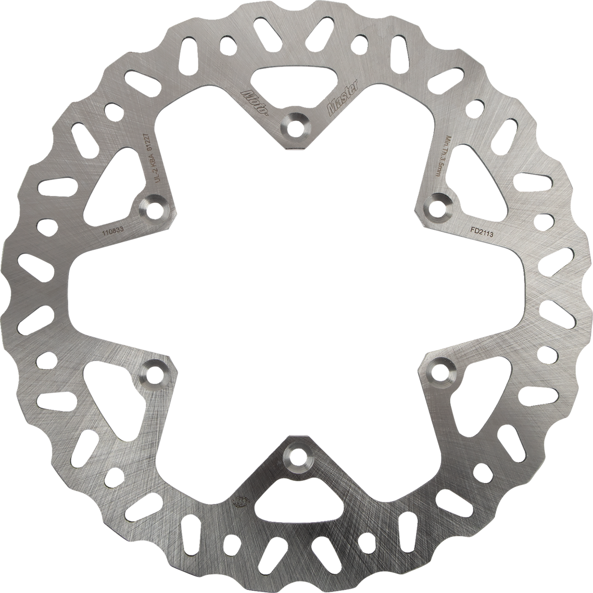 MOTO-MASTER Brake Rotor - Rear - Nitro 110833-PU