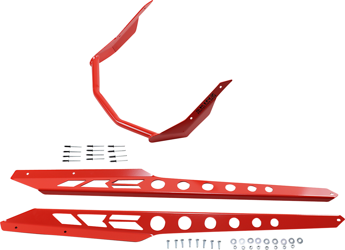 SKINZ PROTECTIVE GEAR Rear Bumper - Ski-Doo 165" - Red SDRB465-RD