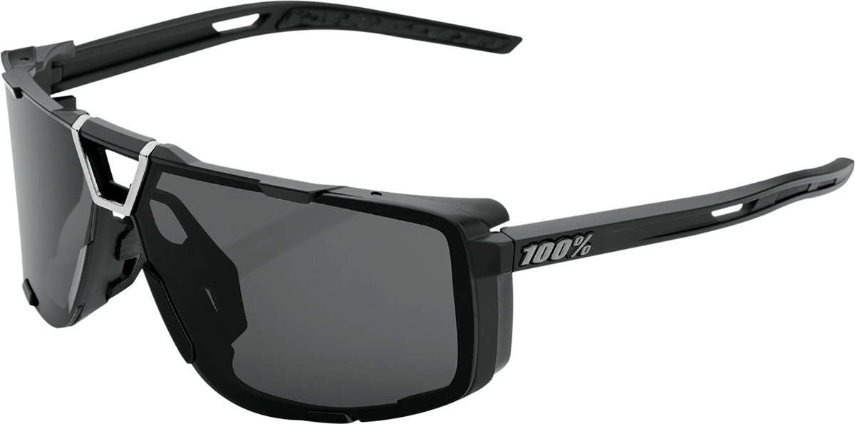 100% Eastcraft Sunglasses - Matte Black - Smoke 61045-102-01