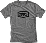 100% Icon T-Shirt - Heather Gray - Small 20000-00025