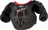 ALPINESTARS Youth Bionic Action Kickstart Chest Guard - Black/Red - 4/6 6740624-13-4/6