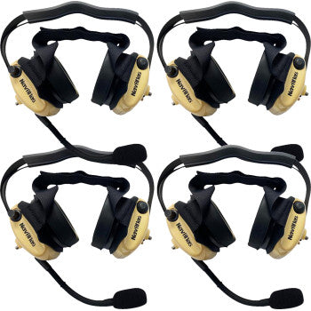 NAVATLAS Intercom/Radio and Headset Kit - 4-Seat - Beige NI2RBHBE4