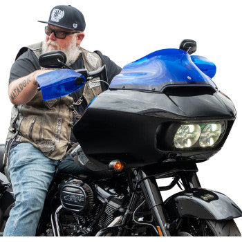 KLOCK WERKS Flare® Handguards - '23-'25 Harley-Davidson - Blue KWS-01-0133-23