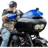KLOCK WERKS Flare® Handguards - '23-'25 Harley-Davidson - Blue KWS-01-0133-23
