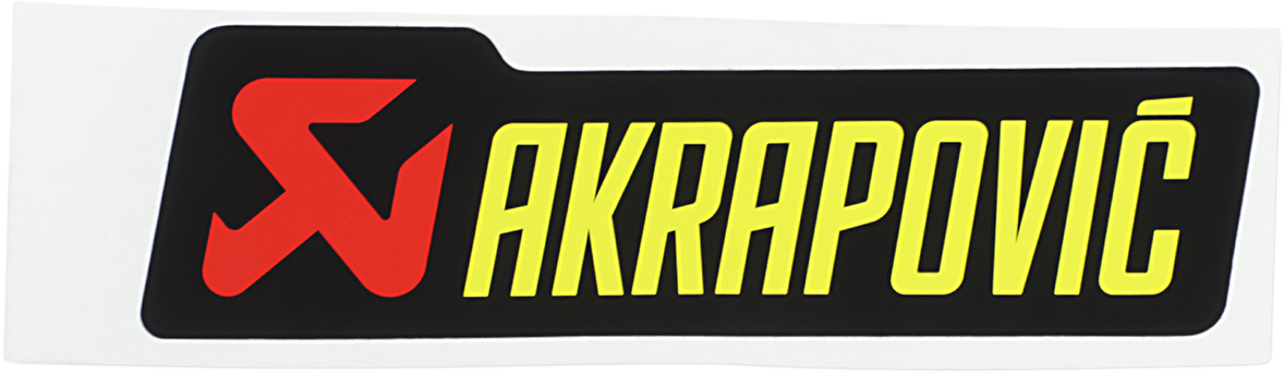 AKRAPOVIC Replacement Sticker P-HST2AL 4320-0827