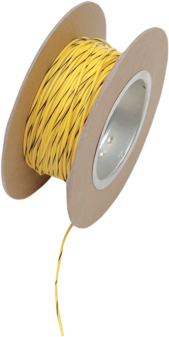 NAMZ 100' Wire Spool - 18 Gauge - Yellow/Black NWR-40-100