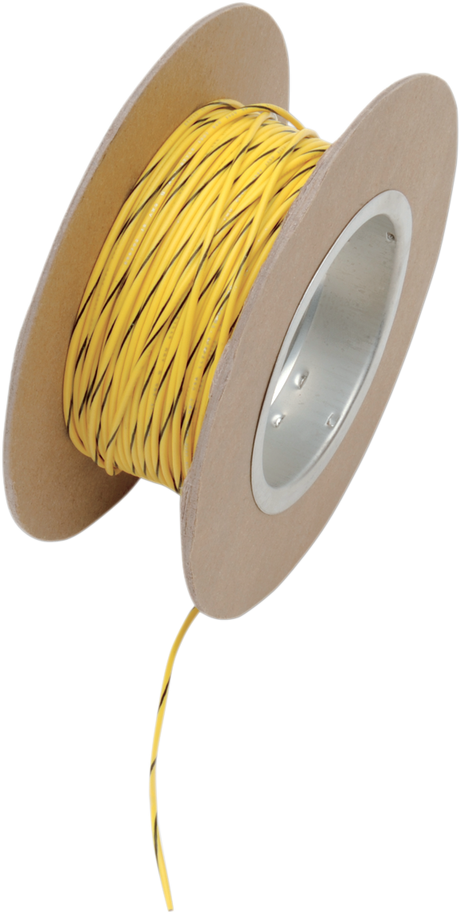 NAMZ 100' Wire Spool - 18 Gauge - Yellow/Black NWR-40-100