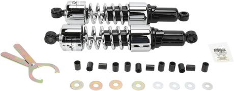 PROGRESSIVE SUSPENSION Shocks - 412 Cruiser Series - Chrome - 14.25" - Standard 412-4220C