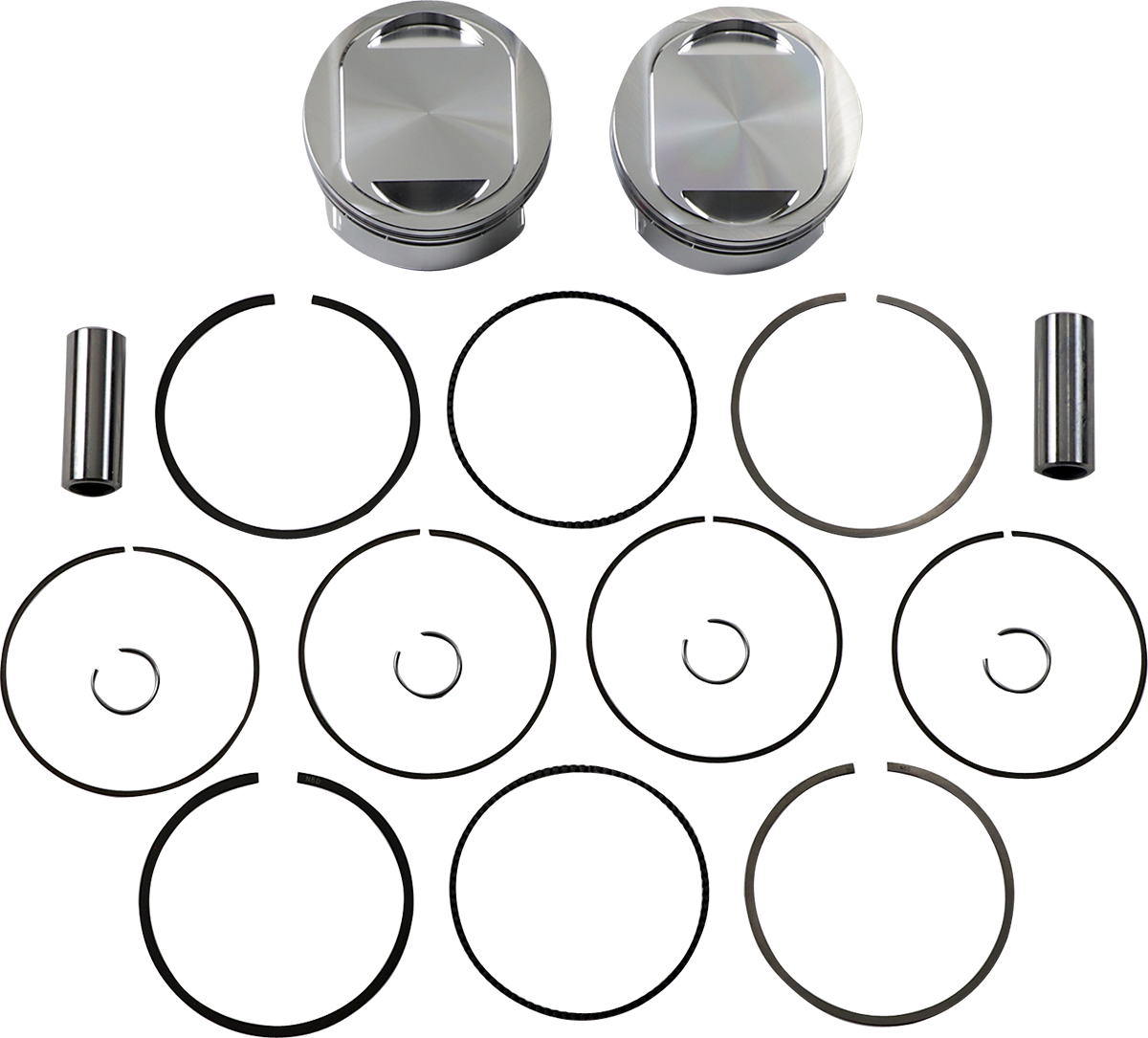 JE PISTONS Piston Kit - 107" - Twin Cam 317211