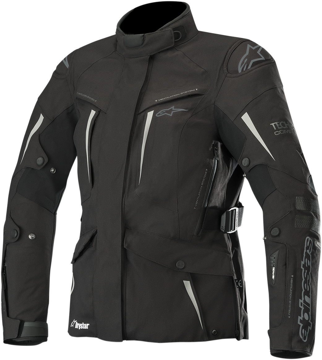 ALPINESTARS Stella Yaguara Drystar® Jacket - Black/Anthracite - XL 3213218-104-XL