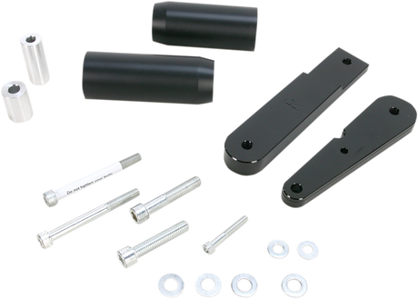 POWERSTANDS RACING Frame Sliders - Black - Kawasaki - Ninja EX650R 04-00921-02