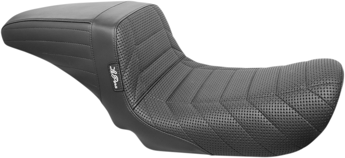 LE PERA Kickflip Seat - Flat Track Stitch - Black - FXD '06-'17 LK-591TRKPT