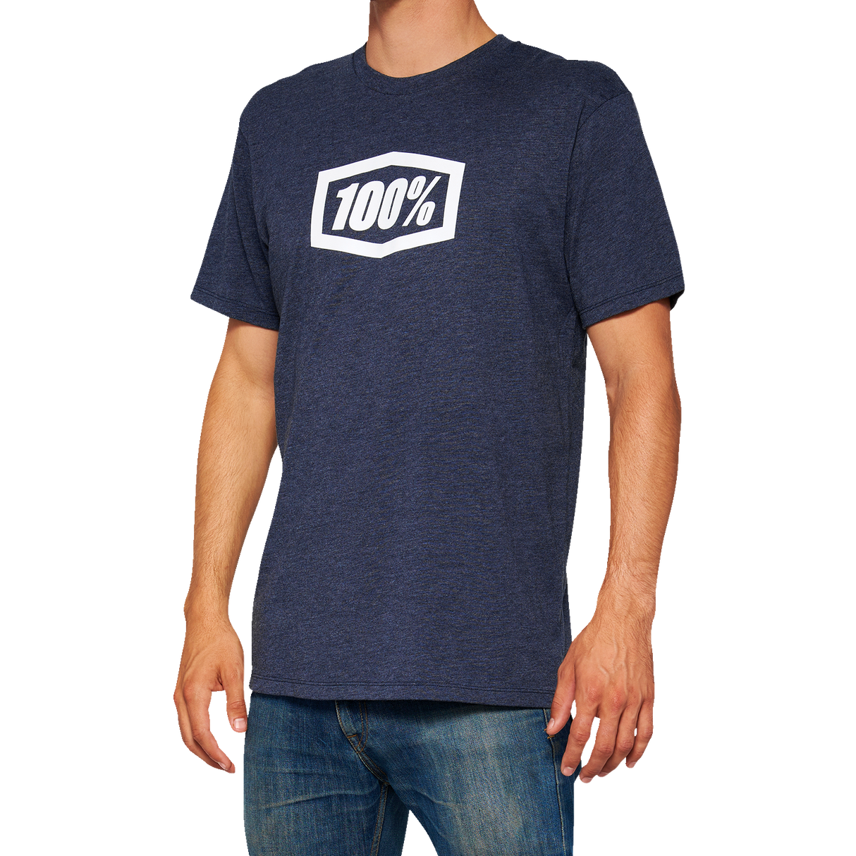 100% Icon T-Shirt - Navy - Small 20000-00045