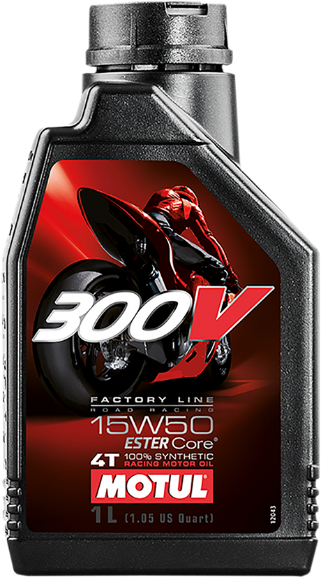 MOTUL 300V Synthetic Ester Oil - 15W-50 - 1L 104125