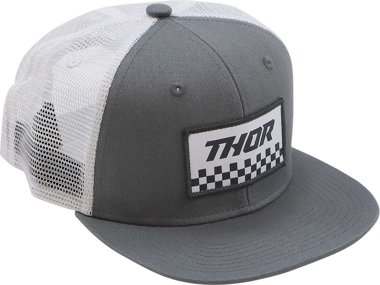 THOR Checker Hat - Gray/White 2501-3994