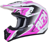 AFX FX-17 Helmet - Force - Pearl White/Fuchsia - Small 0110-5256