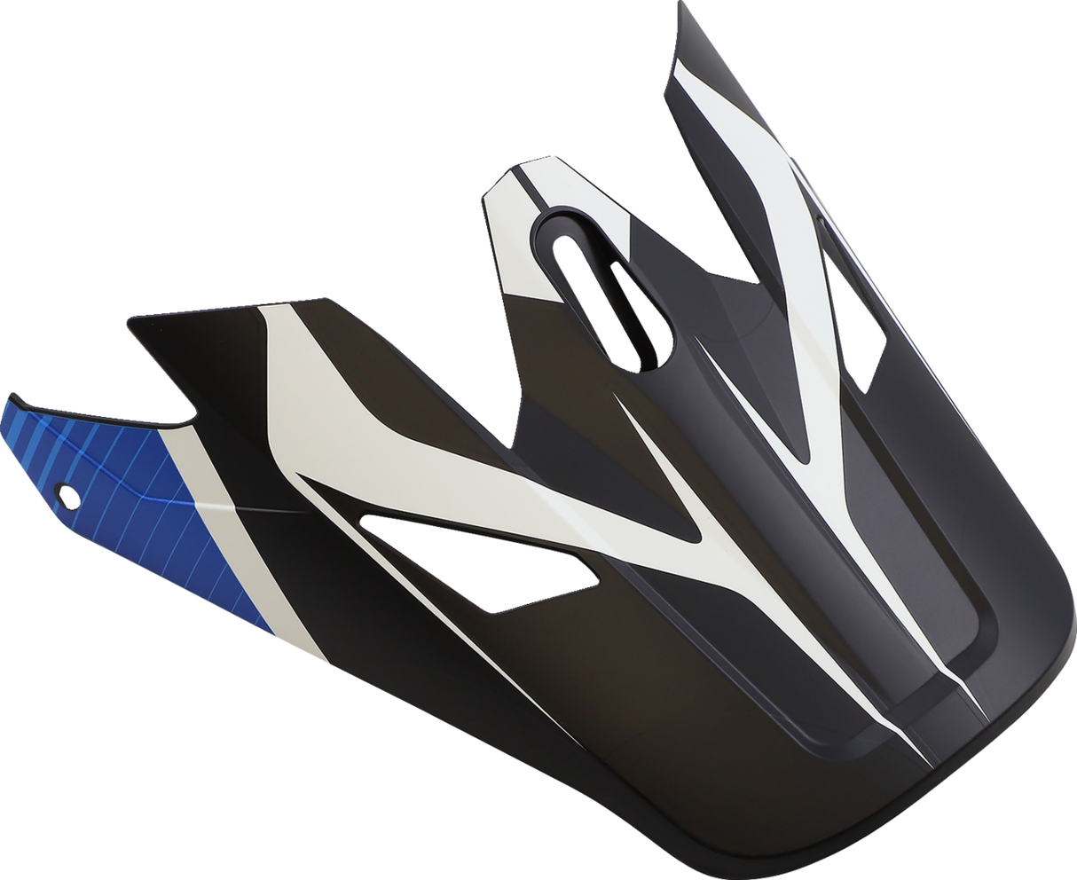 Z1R Rise Visor Kit - Flame - Blue 0132-1476