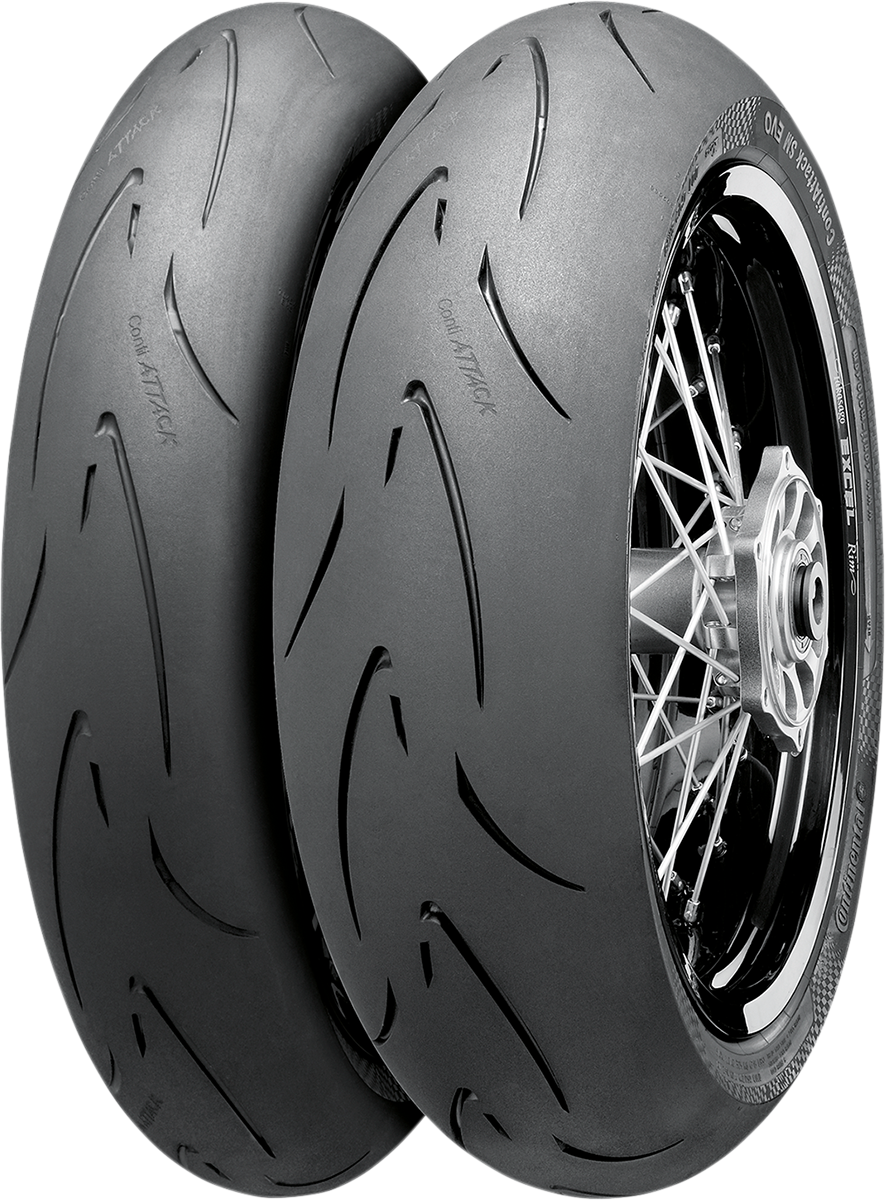 CONTINENTAL Tire - ContiAttack SM Evo - Front - 110/70R17 - 54H 02445720000