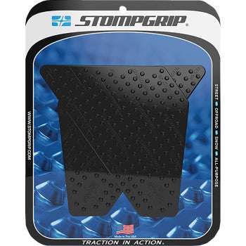 STOMPGRIP Traction Pad Tank Grips - Volcano - Black - DR 650 S 55-10-0060-4B