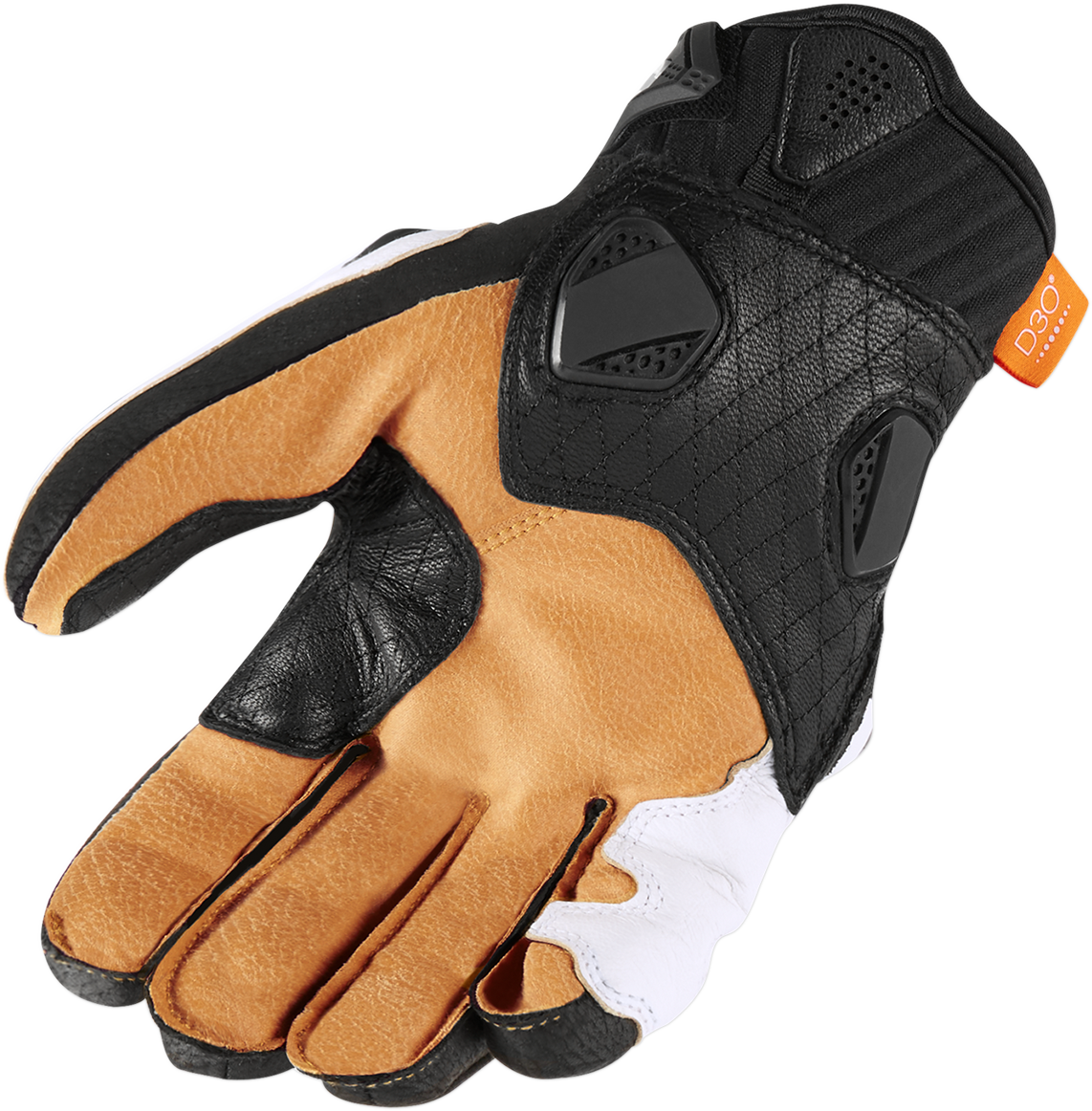 ICON Hypersport™ Short Gloves - White - Small 3301-3551