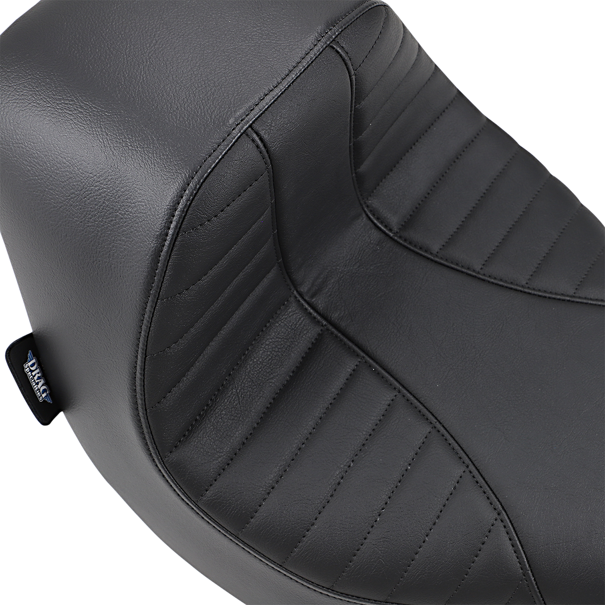 DRAG SPECIALTIES EZ-Solo Seat - Scorpion Stitch - Vinyl - FLFB/S '18-'22 ACT EZ-ON MOUNT STYLE 0802-1185