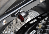 TODD'S CYCLE Rear Turn Signal - Black - Red LEDs MT-02