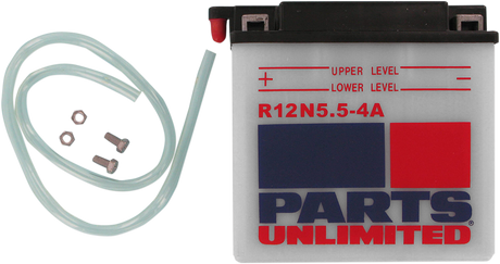 Parts Unlimited Conventional Battery 12n5.5-4a