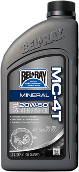 BEL-RAY MC-4T Mineral Oil - 20W-50 - 1L 99405-BT1LA