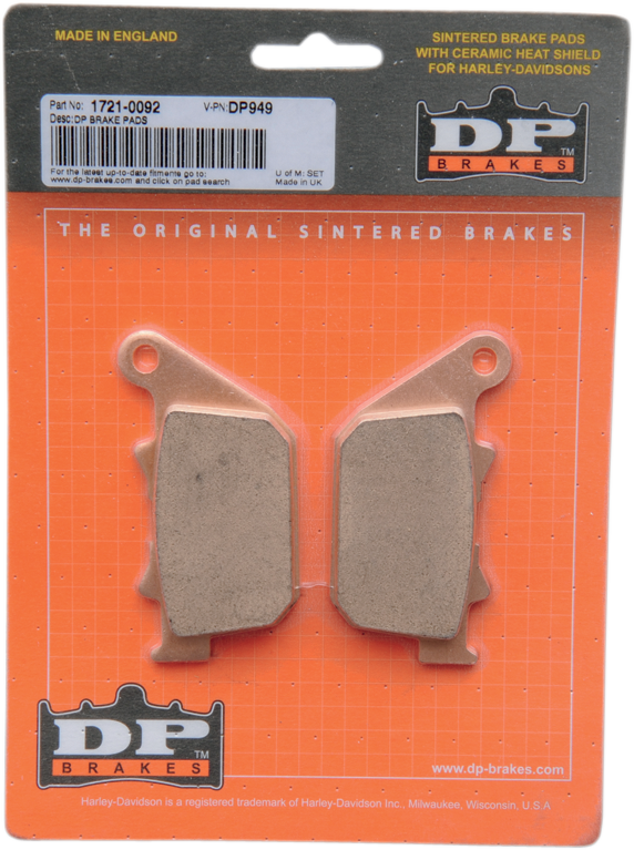 DP BRAKES Sintered Brake Pads - DP949 DP949