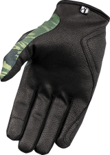 ICON Hooligan™ Tiger's Blood Gloves - Green - Medium 3301-4624