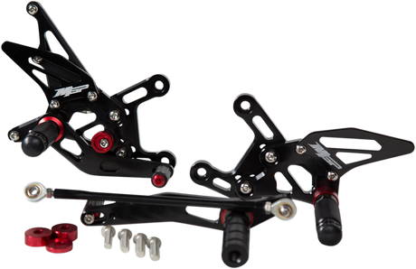 MGP MGP Rearset - Black - Yamaha 80901-2500