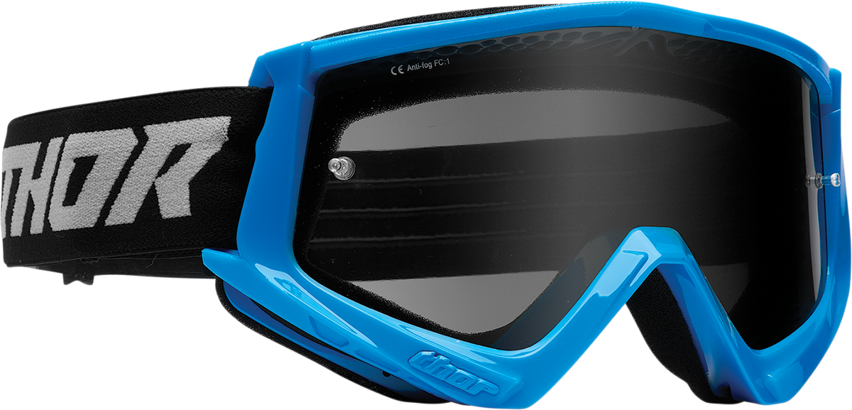 THOR Combat Sand Goggles - Racer - Blue/Gray 2601-2695