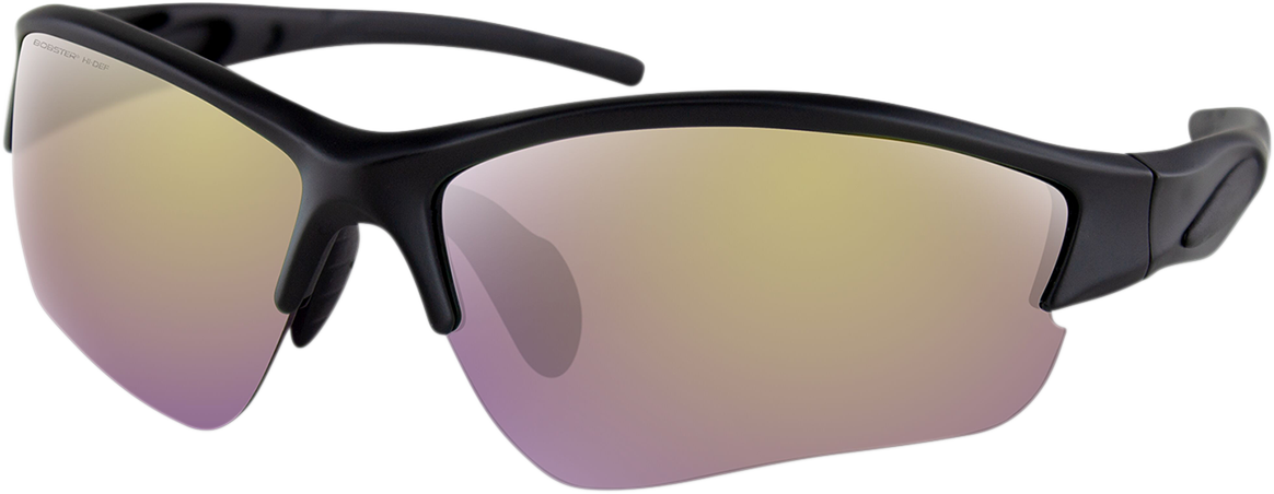 BOBSTER Rapid Sunglasses - Matte Black - Purple HD Yellow Revo Mirror BRAP001H