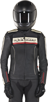 ALPINESTARS Stella Dyno v2 Jacket - Black/Red - US 28 / EU 44 3112518-1830-44