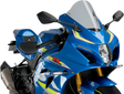 PUIG HI-TECH PARTS Race Windscreen - Smoke - GSX-R 3631H