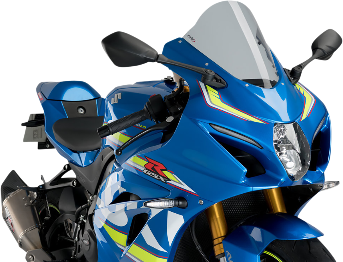 PUIG HI-TECH PARTS Race Windscreen - Smoke - GSX-R 3631H