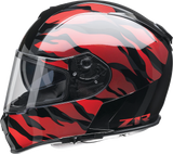 Z1R Warrant Helmet - Panthera - Black/Red - XS 0101-15205