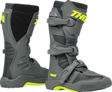 THOR Youth Blitz XR Boots - Gray/Charcoal - Size 1 3411-0738