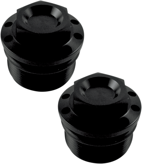 JOKER MACHINE Fork Tube Caps - Black - 39 mm 10-310B