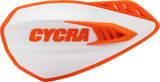 CYCRA Handguards - Cyclone - White/Orange 1CYC-0056-229