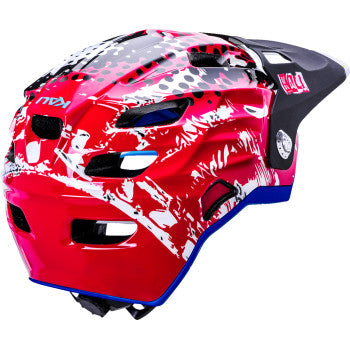 KALI Child Maya Helmet - Punk - Red 221925212